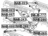 FEBEST NAB-086 Control Arm-/Trailing Arm Bush